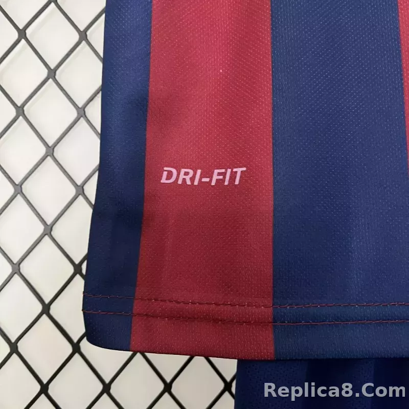 14-15 Barcelona Home Retro Kids Kit Jersey+Shorts - detail