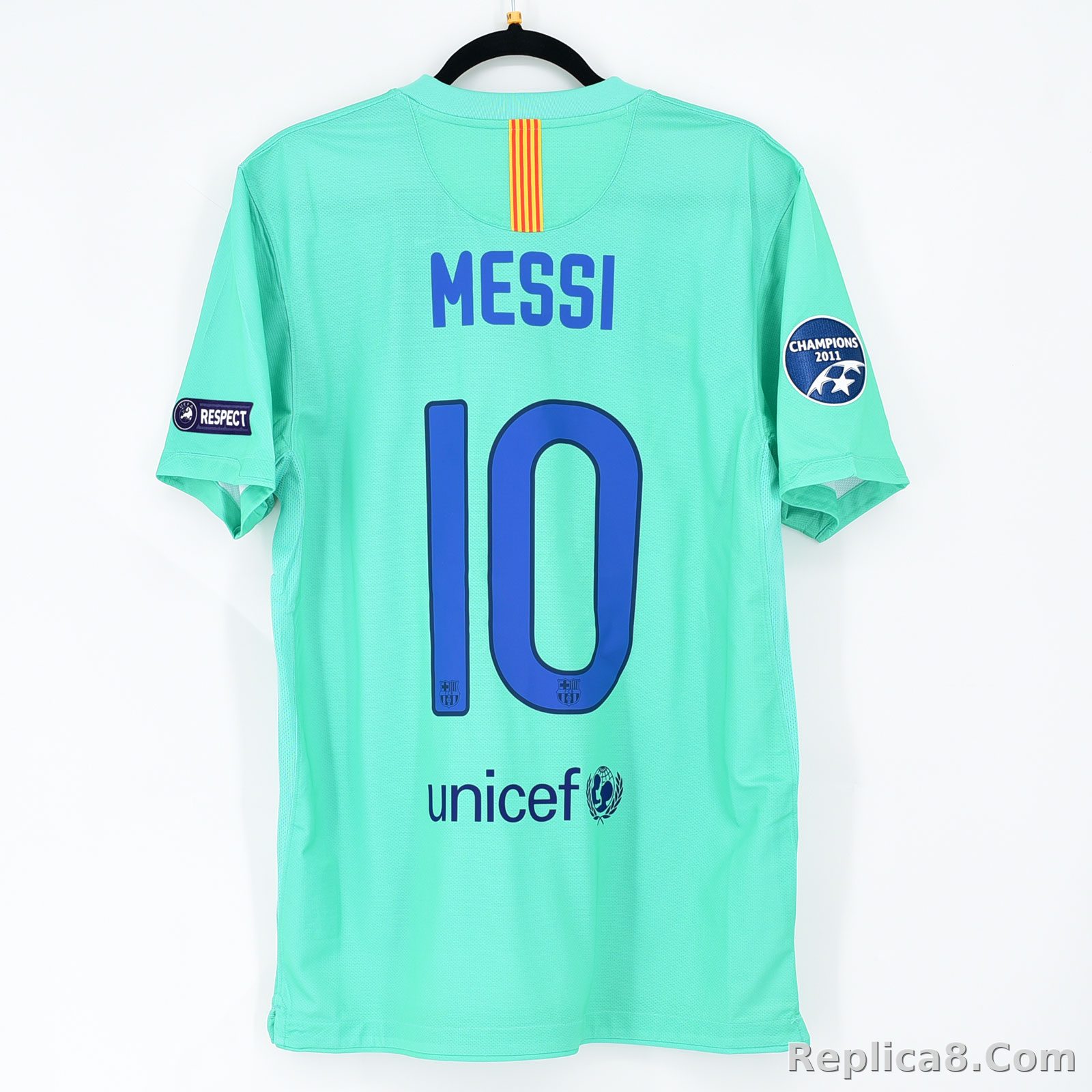 11-12 Barcelona Third Away Retro Jersey - detail