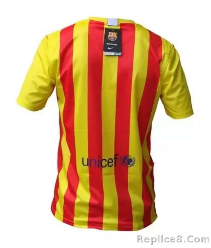 13-14 Barcelona Away Retro Jersey - detail