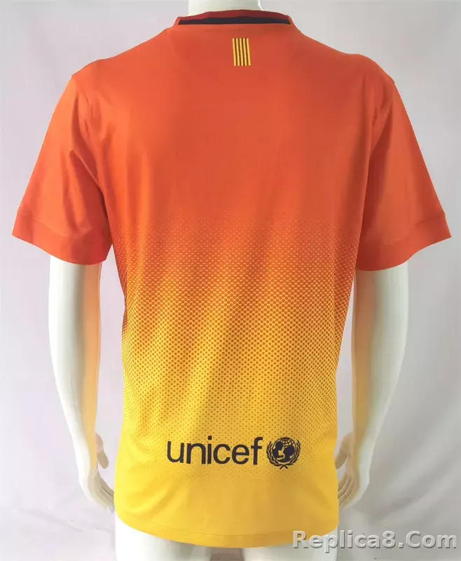 12-13 Barcelona Away Retro Jersey - detail