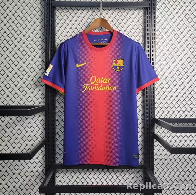 12-13 Barcelona Home Retro Jersey