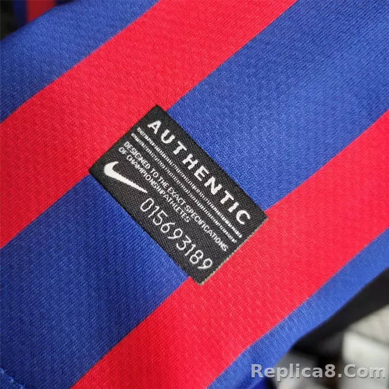11-12 Barcelona Home Retro Jersey - detail
