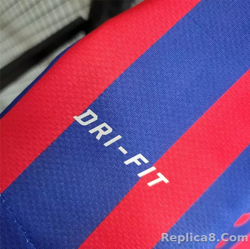 11-12 Barcelona Home Retro Jersey - detail