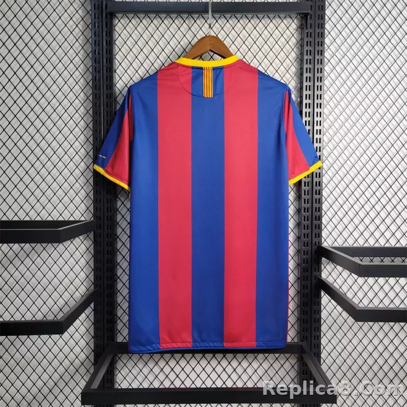 10-11 Barcelona Home Retro Jersey - detail