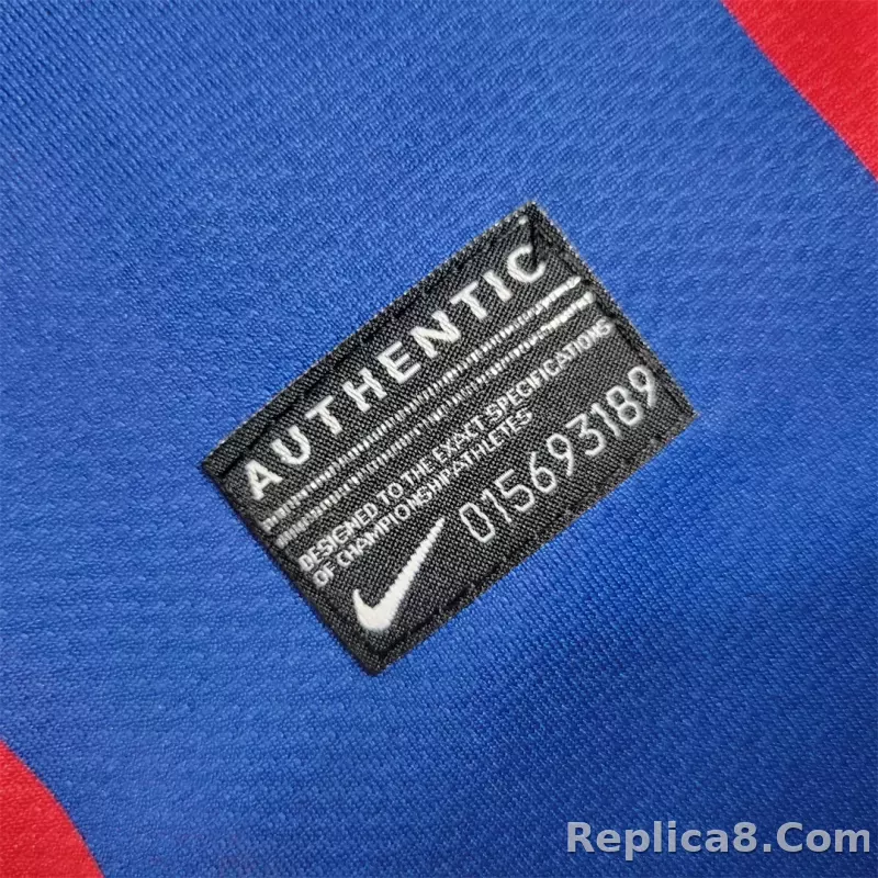 10-11 Barcelona Home Retro Jersey - detail