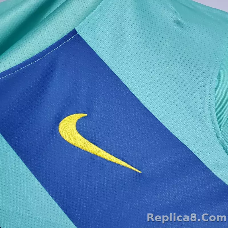 10-11 Barcelona Away Retro Jersey - detail