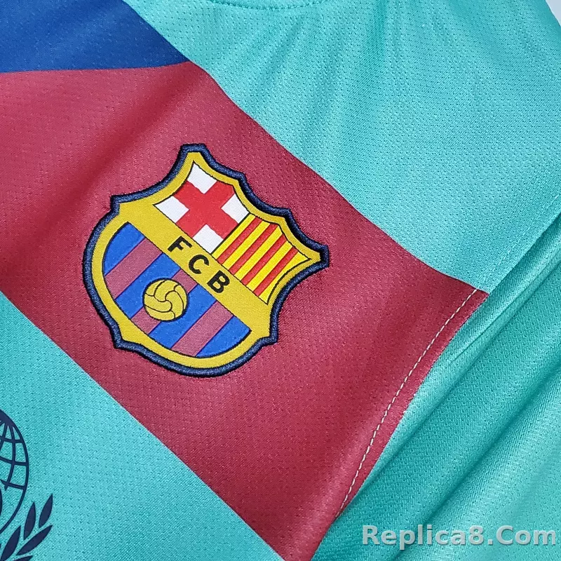 10-11 Barcelona Away Retro Jersey - detail