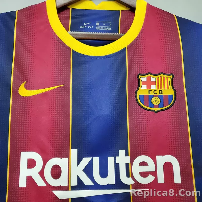 2020-21 Barcelona Home Soccer Jersey - detail