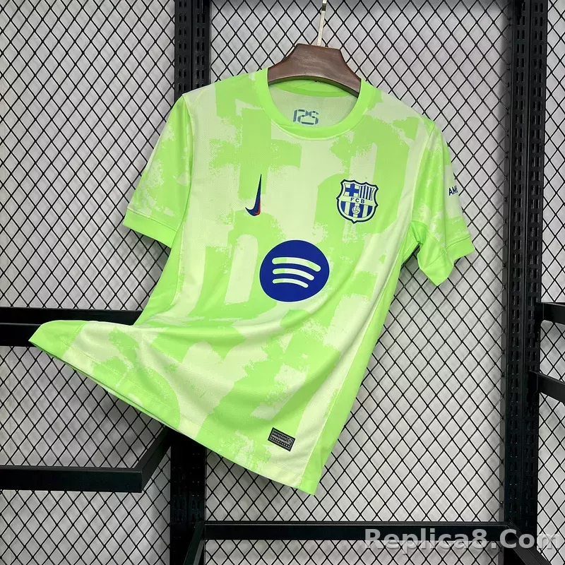 24-25 Barcelona Third Away Soccer Jersey - detail