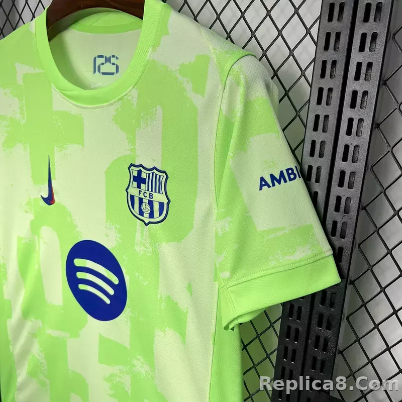 24-25 Barcelona Third Away Soccer Jersey - detail