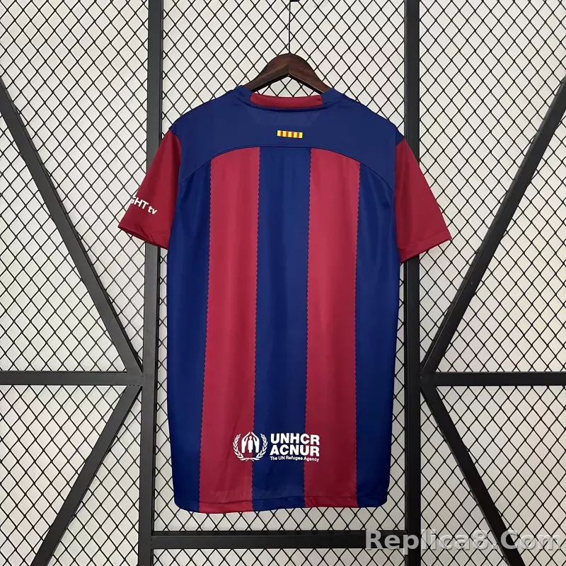 23-24 Barcelona Home Karol G Clásico Special Edition Kit Jerseys - detail