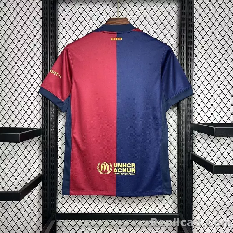 24-25 Barcelona Home Soccer Jersey - detail