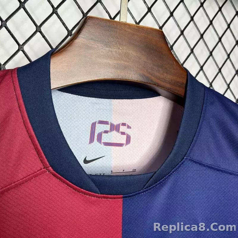24-25 Barcelona Home Soccer Jersey - detail