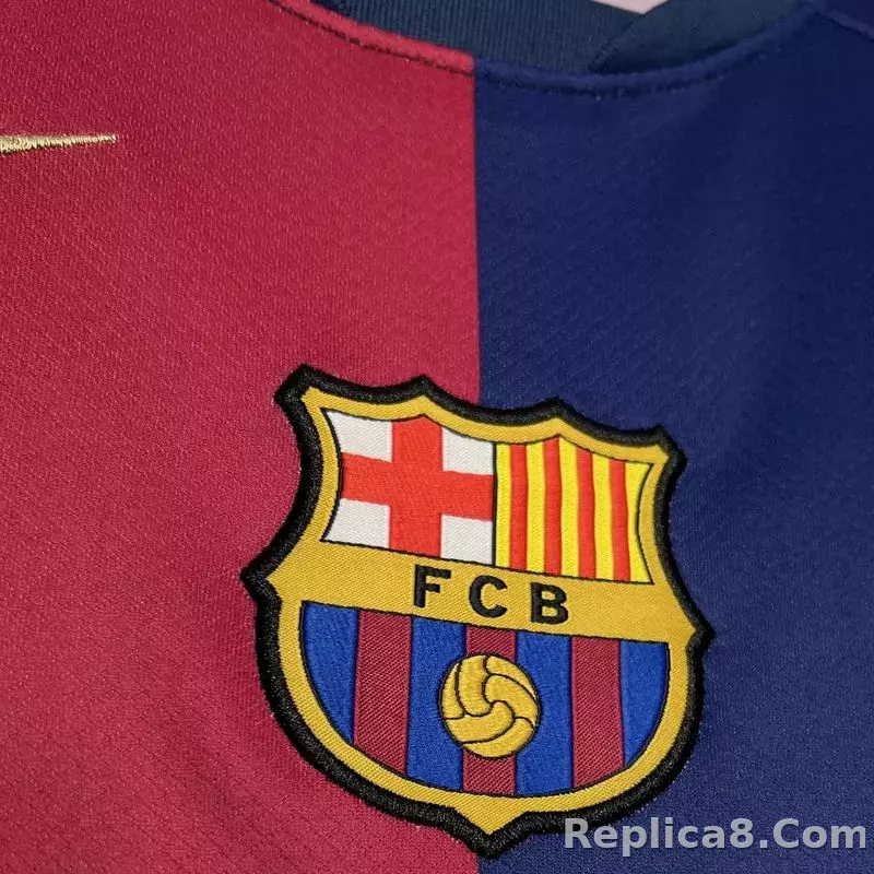 24-25 Barcelona Home Soccer Jersey - detail