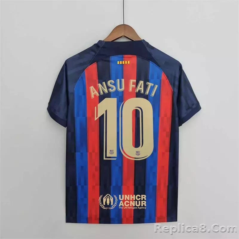22-23 Barcelona Home Jersey Fan Version - detail