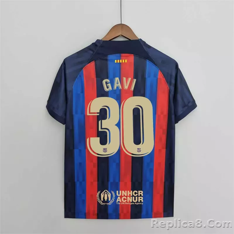 22-23 Barcelona Home Jersey Fan Version - detail