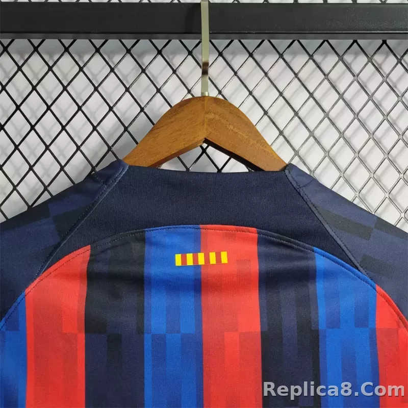 22-23 Barcelona Home Jersey Fan Version - detail