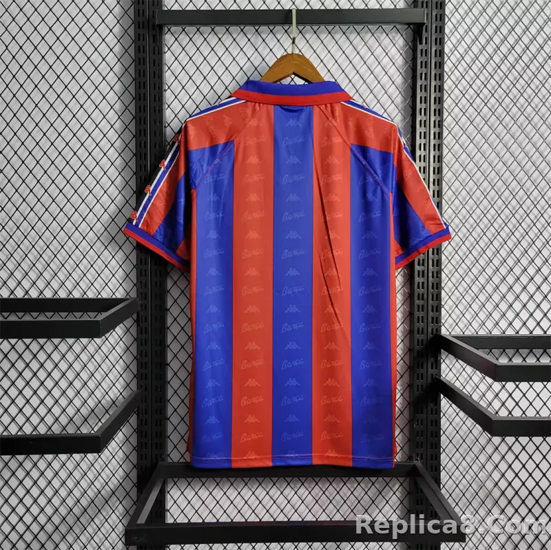 96-97 Barcelona Home Retro Jersey - detail