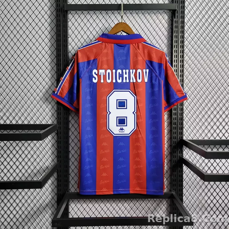 96-97 Barcelona Home Retro Jersey - detail