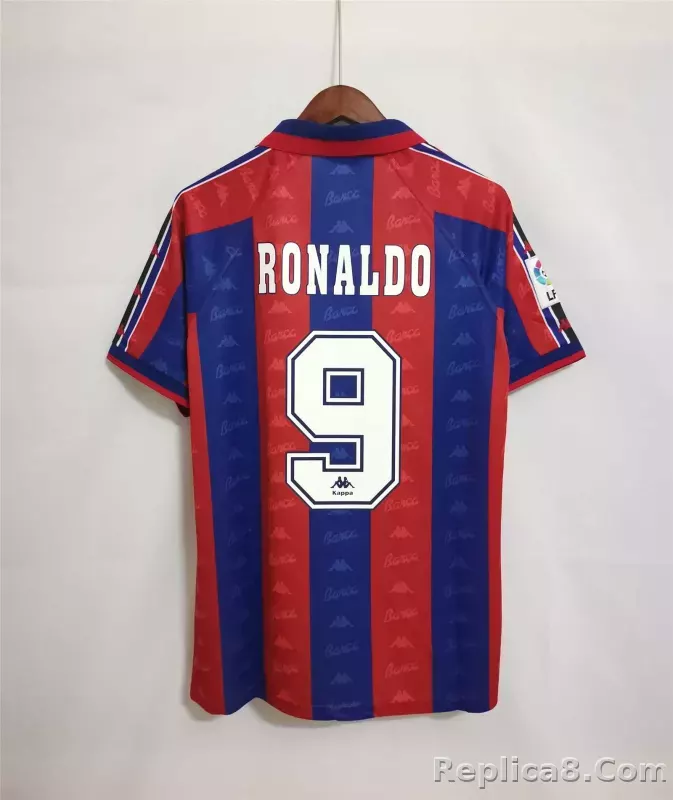 96-97 Barcelona Home Retro Jersey - detail