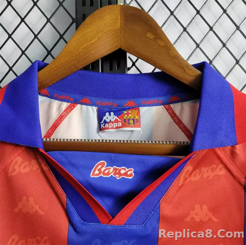 96-97 Barcelona Home Retro Jersey - detail