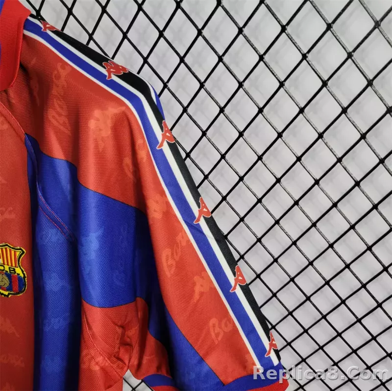 96-97 Barcelona Home Retro Jersey - detail