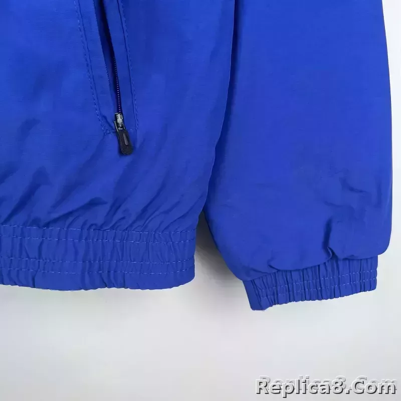 2023/2024 Barcelona Reversible Windbreaker Blue Soccer Jersey 1:1 Thai Quality - detail