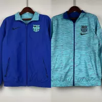 2023/2024 Barcelona Reversible Windbreaker Blue Soccer Jersey 1:1 Thai Quality - view 13
