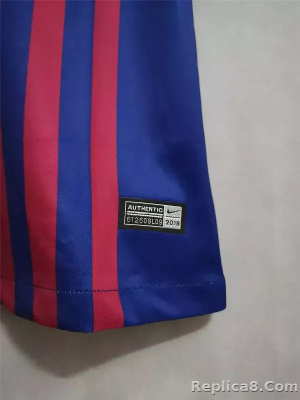 18-19 Barcelona Home Retro Jersey - detail