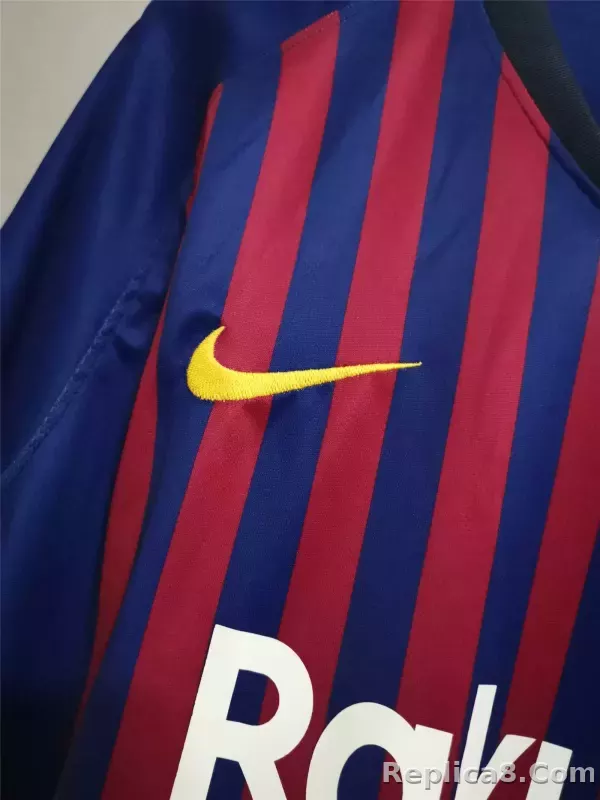18-19 Barcelona Home Retro Jersey - detail