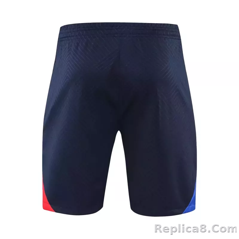 Barcelona Sleeveless Training Kit (Top+Shorts) Black 2022/23 - detail