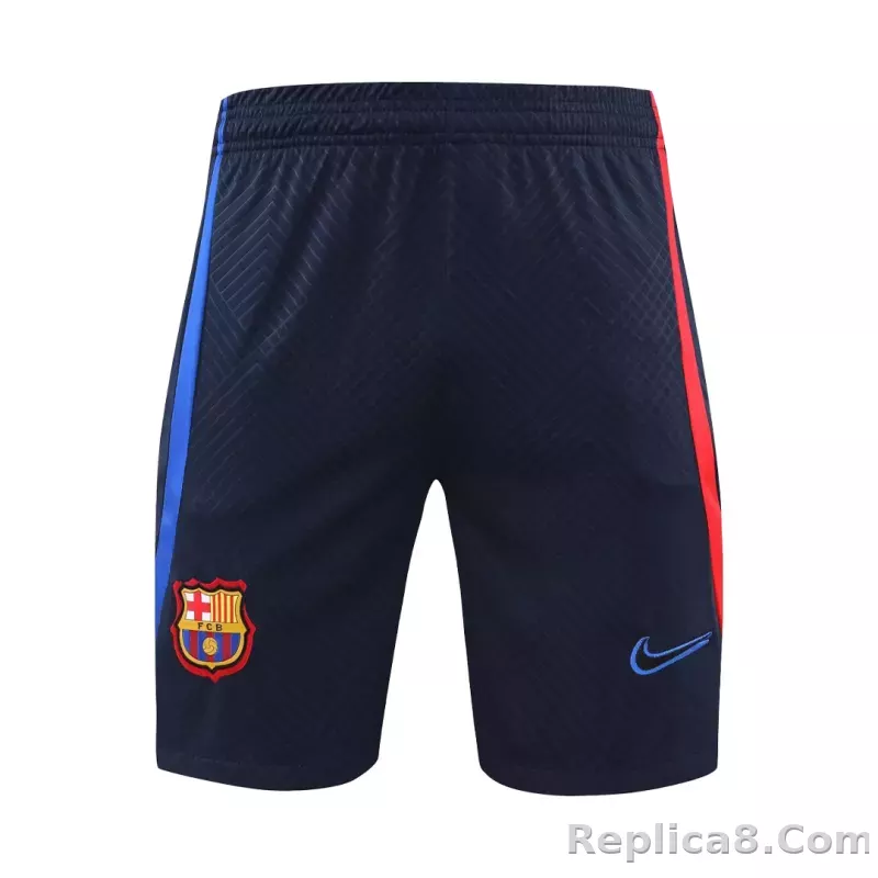 Barcelona Sleeveless Training Kit (Top+Shorts) Black 2022/23 - detail