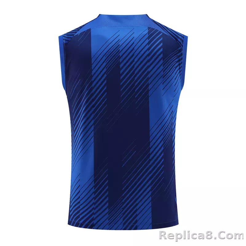 Barcelona Sleeveless Training Kit (Top+Shorts) 2023/24 - detail