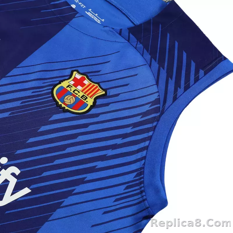 Barcelona Sleeveless Training Kit (Top+Shorts) 2023/24 - detail