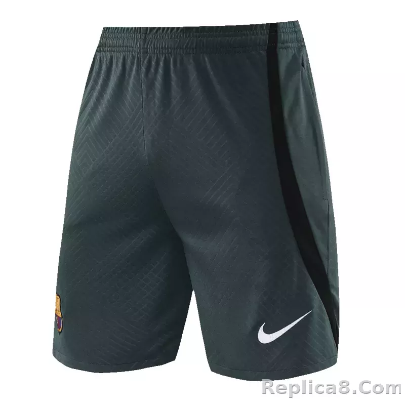 Barcelona Sleeveless Training Kit (Top+Shorts) Black 2023/24 - detail