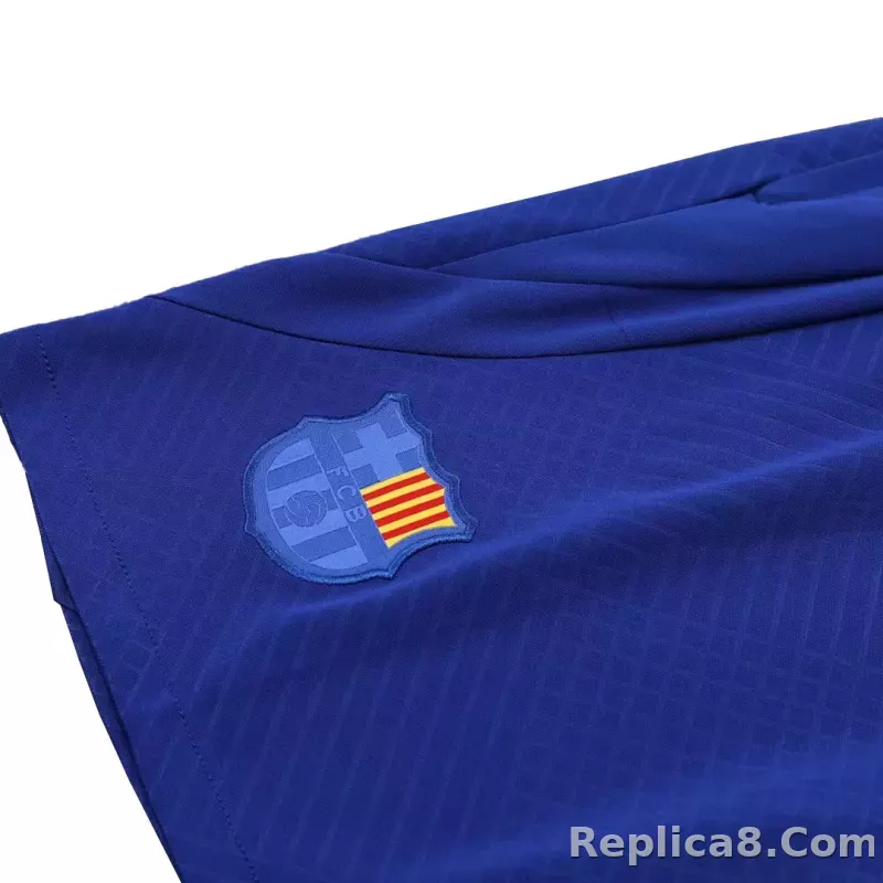 Barcelona Sleeveless Training Kit (Top+Shorts) Yellow 2023/24 - detail