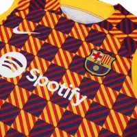Barcelona Sleeveless Training Kit (Top+Shorts) Yellow 2023/24 - view 8