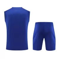 Barcelona Sleeveless Training Kit (Top+Shorts) Purple 2023/24 - view 6
