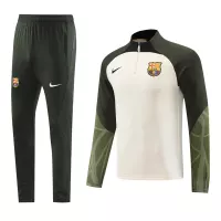 Barcelona Zipper Sweatshirt Kit(Top+Pants) White 2023/24 - view 16