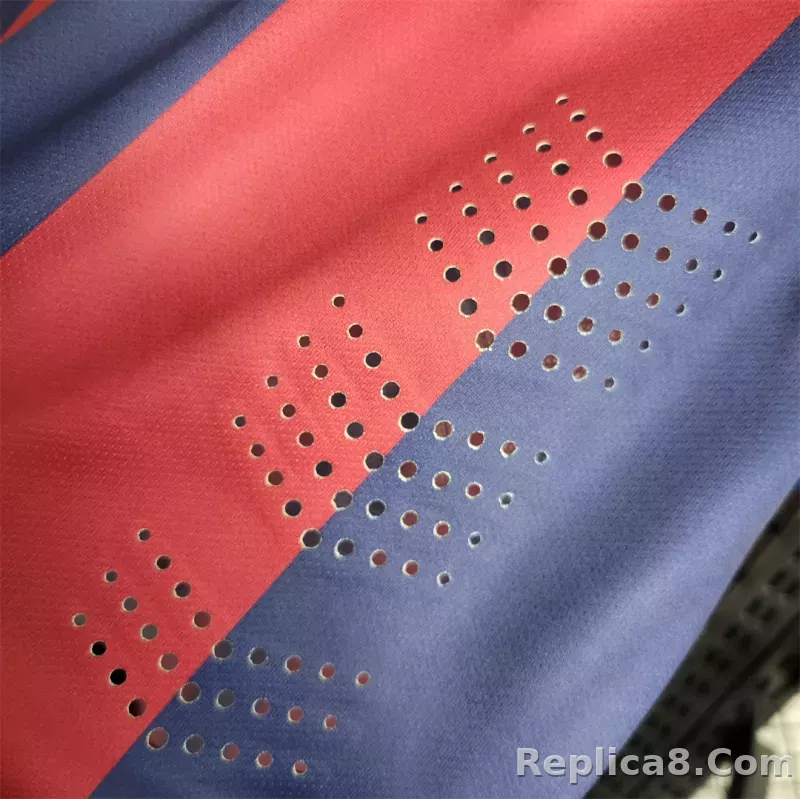 14-15 Barcelona Home Retro Jersey - detail