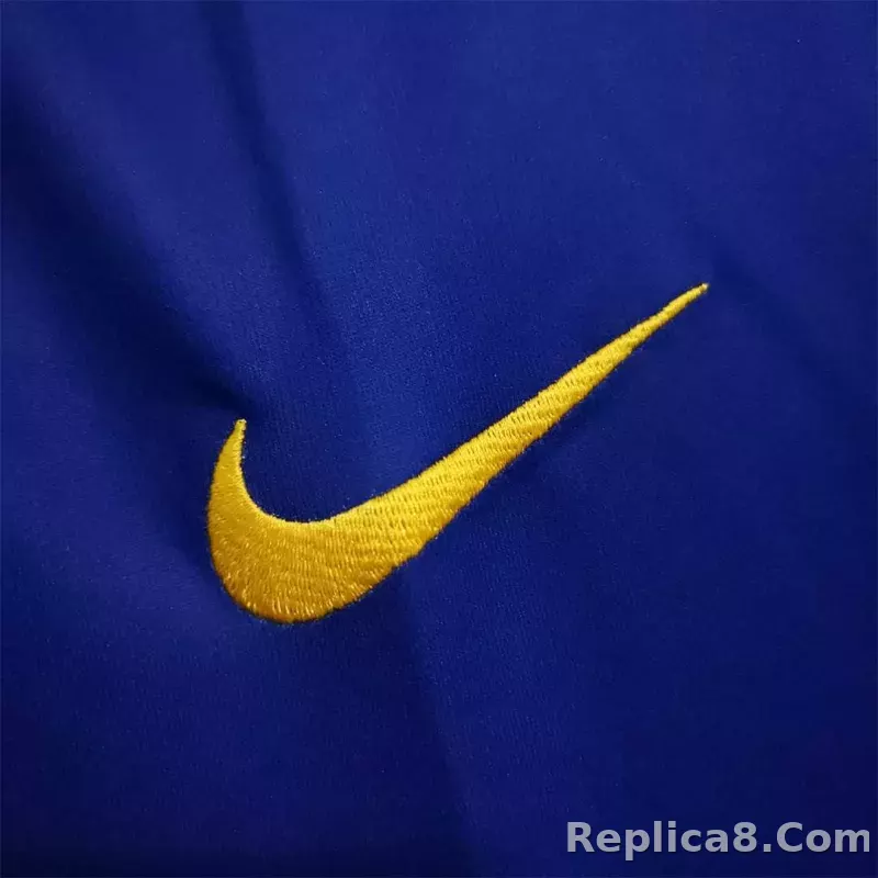 08-09 Barcelona Home Retro Jersey - detail