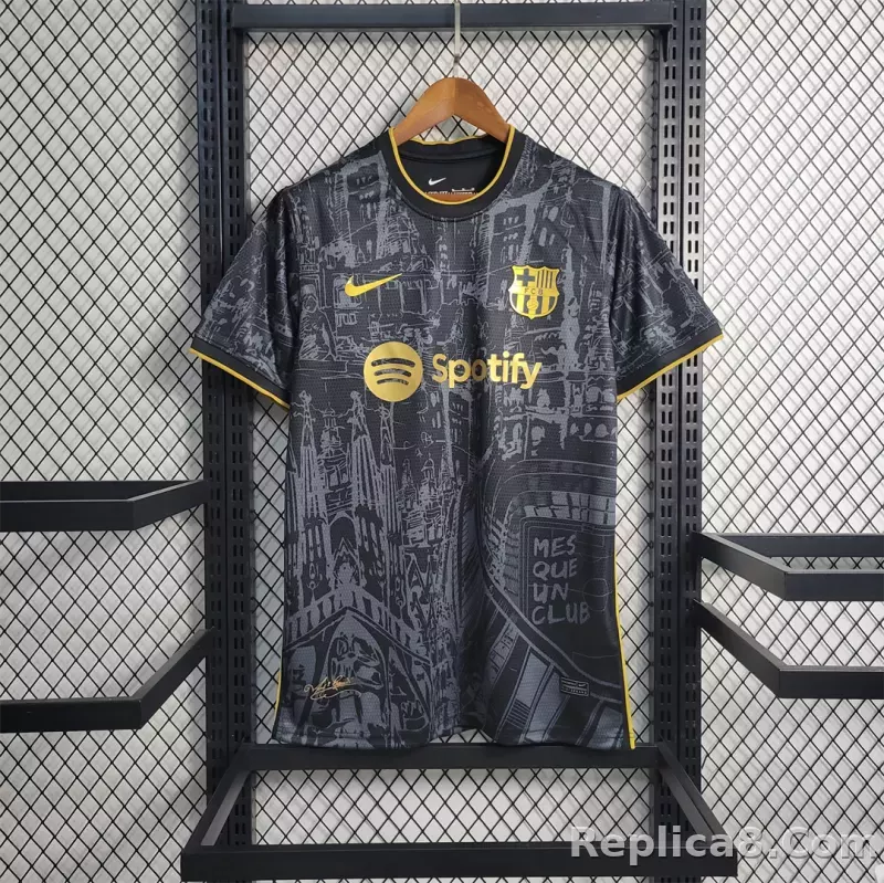 23-24 Barcelona Bleck Special Edition Jersey