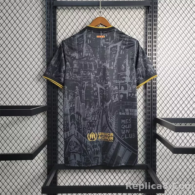 23-24 Barcelona Bleck Special Edition Jersey - detail