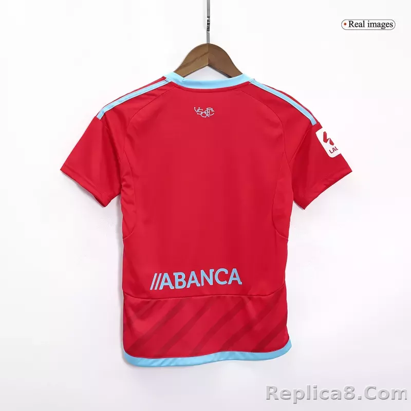 23-24 Celta Vigo Away Kids Kit Jersey+Shorts - detail