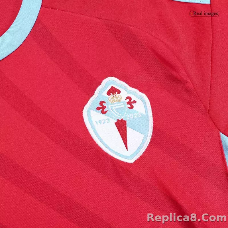 23-24 Celta Vigo Away Kids Kit Jersey+Shorts - detail
