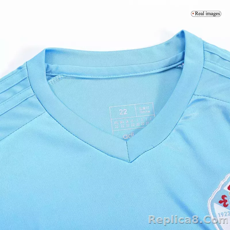 23-24 Celta Vigo Home Kids Kit Jersey+Shorts - detail