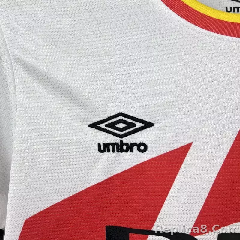 25-26 Rayo Vallecano Home Soccer Jersey - detail