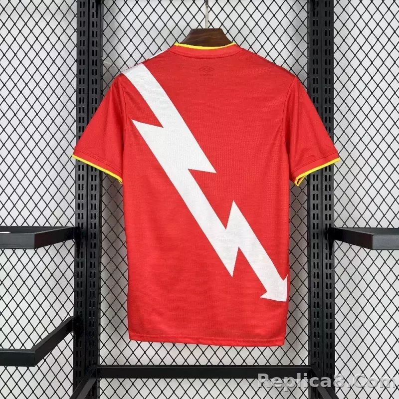 25-26 Rayo Vallecano Home Football T-Shirt - detail
