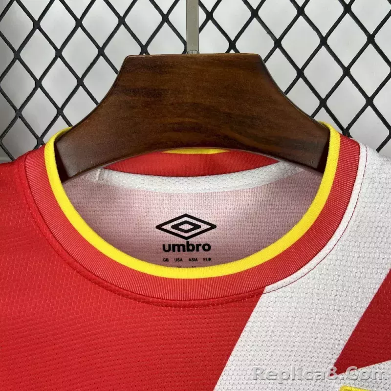 25-26 Rayo Vallecano Home Football T-Shirt - detail