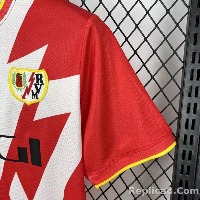 25-26 Rayo Vallecano Home Football T-Shirt - detail